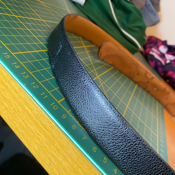 Canali vitello stampato calf leather belt - Picture 7 of 9